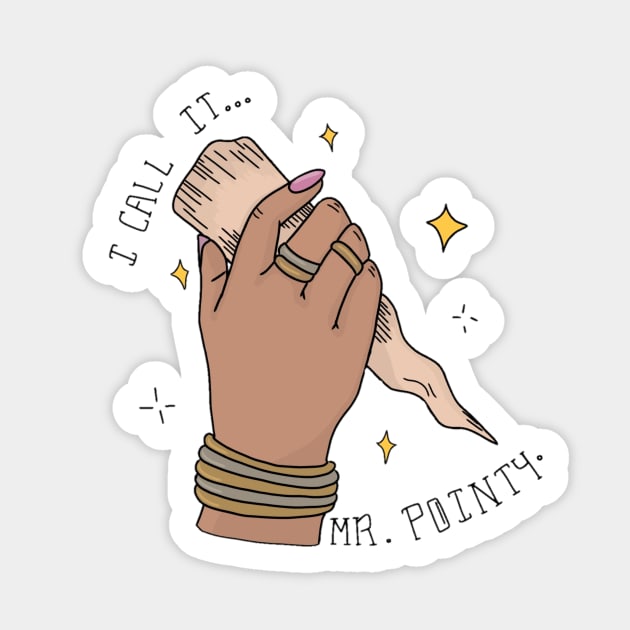 Mr Pointy Kendra BTVS Sticker by likeapeach